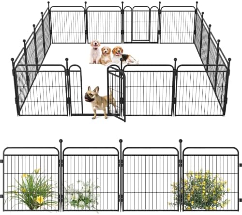 Gardner Pet Dog Playpens, Foldable Pet Play Yard Gate