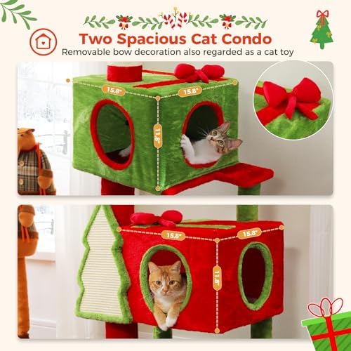 PEQULTI 90.9''-107.8'' Floor to Ceiling Cat Tree