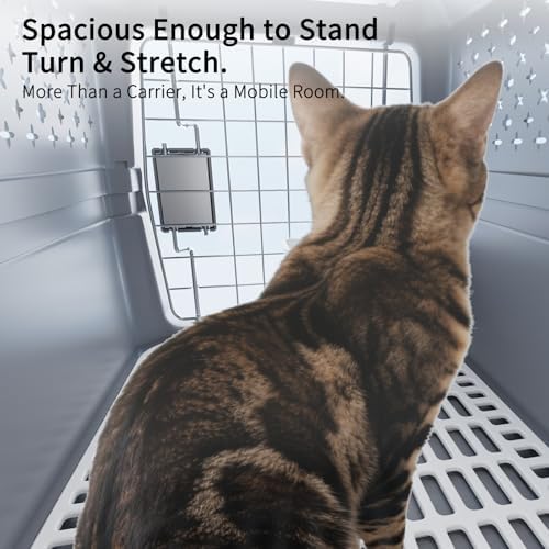 RIZZARI Airline-Approved Pet Carrier: Hard-Sided Crate