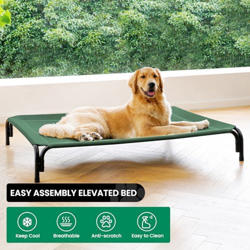 Elevated Dog Bed Outdoor Cooling Raised Cot