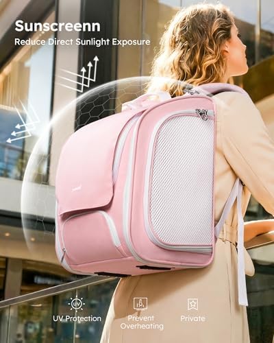 Pecute Cat Backpack Carrier, Large Space Cat Bubble Backpack