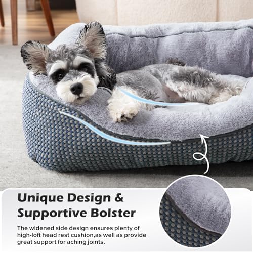 INVENHO Dog Bed Medium Size, Orthopedic Warming Soft Calming Sleeping Durable