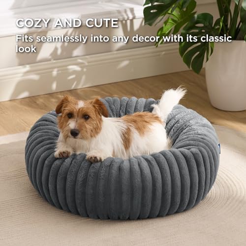 Bedsure ComfyFleece® Donut Small Dog Bed