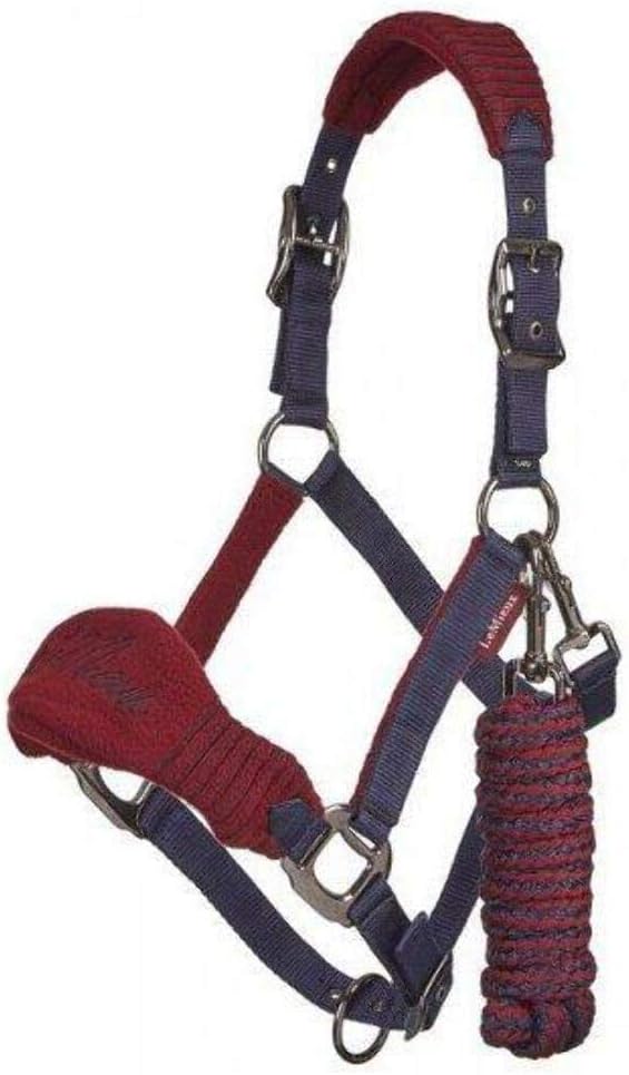 LeMieux Vogue Fleece Headcollar - Halter & Leadrope - Extra Padding, Adjustable at Curb and Poll Strap
