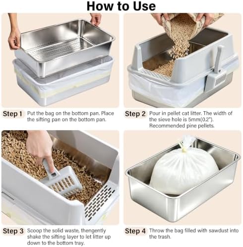 Stainless Steel Litter Box