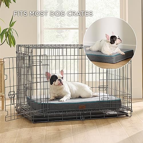 Bedsure Memory Foam Small Dog Bed, Orthopedic Crate Pads