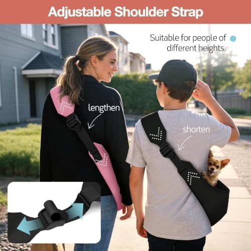 YUDODO Adjustable Dog Sling Carrier