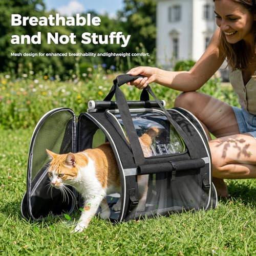 Lekereise Expandable Cat Backpack Carrier