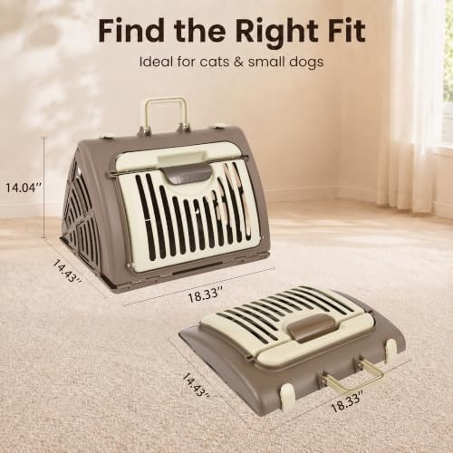 Foldable Portable Pet Carrier, Cat Carrier