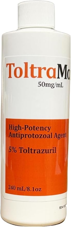 Toltrazuril 5.0% for Horses, Dogs, Cats, 240mL/8 Ounce, for Non-Food Chain Animals, Alfalfa