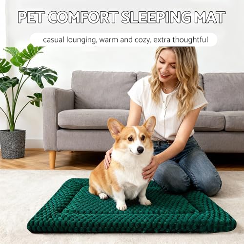 Dog Bed Mat - Dog Crate Pad - Reversible Mat
