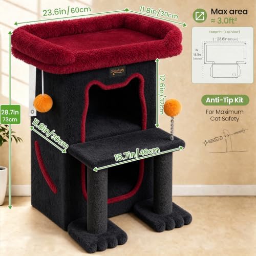 Small Cat Tree Tower Scratching Post