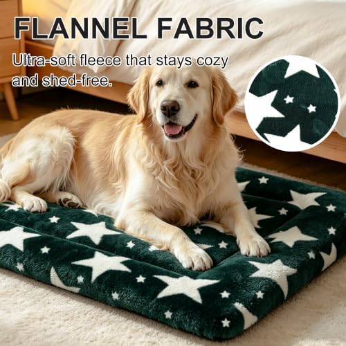 Dog Bed Mat, Reversible Crate Pad & Durable Dog Bed