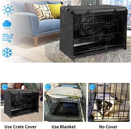 Dog Crate Cover 36 Inch Waterproof 600D Oxford