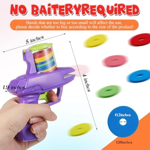 Sumind 2 Pcs Foam Disc Shooter Blasters