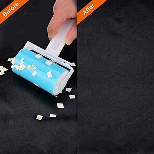 NUOBUT Reusable Sticky Lint Roller, 2 Large & 2 Mini, 4 Pack