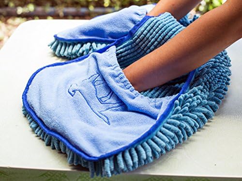 Tuff Pupper Quick Dry Towel for Dogs | Ultra Absorbent Microfiber Shammy |