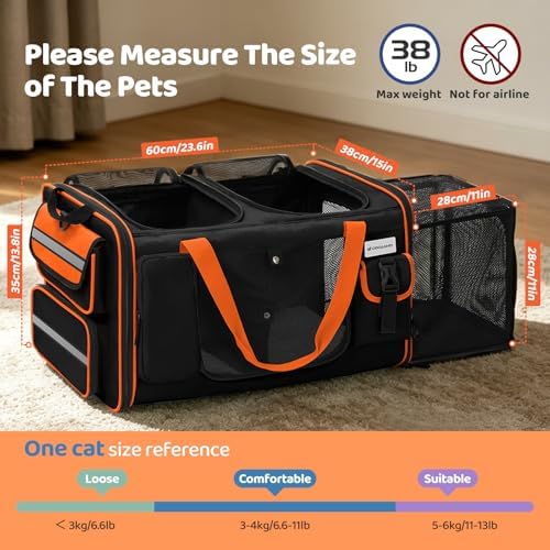 Expandable Extra Large Cat Carrier