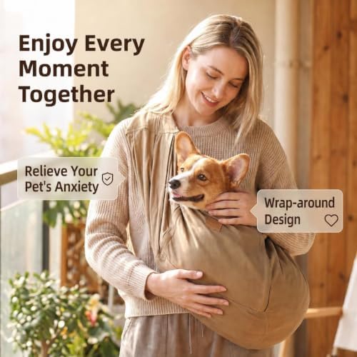 Large Dog Sling Carrier for Pets up to 40Lbs