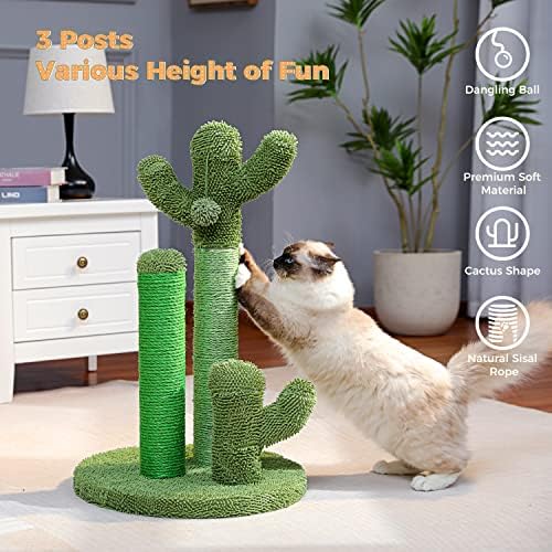 PAWZ Road Cat Scratching Post 27” Cactus Cat Scratcher