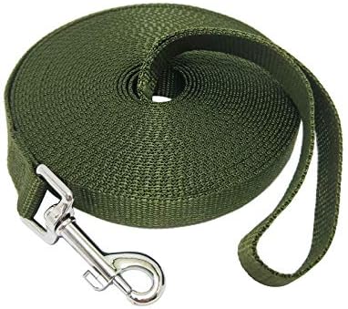 Nylon Training Dog Leash for Small Medium Large Dogs, 15ft 20ft 30ft 50ft Long