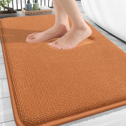 OLANLY Thick Memory Foam Bathroom Rugs 30x20, Soft Absorbent Bath Mat