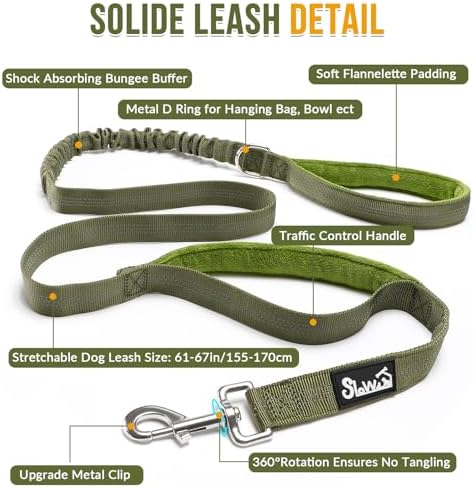 SlowTon No Pull Dog Harness and Leash Set