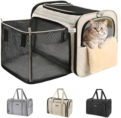 MIDOG Soft Cat Carrier Airline Approved, Expandable