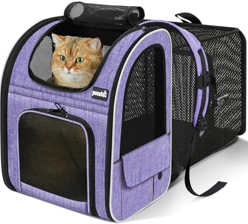 pecute Cat Backpack Expandable, Cat Carrier