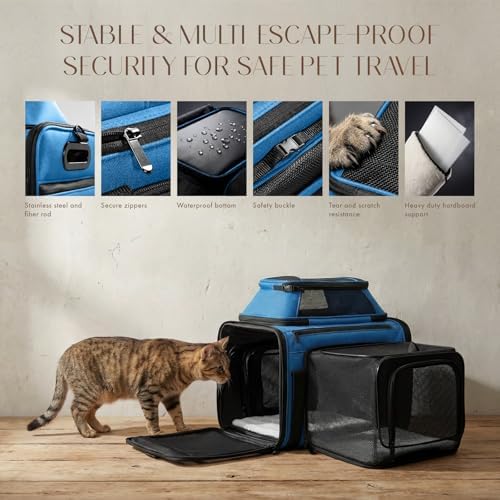 Top-Side Expandable Pet Carrier, Treat Window
