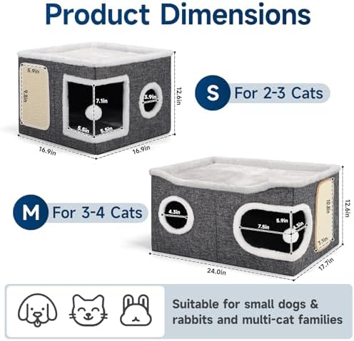 Shikha Extra Large Cat House Bed