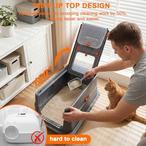 XLarge Stainless Steel Litter Box