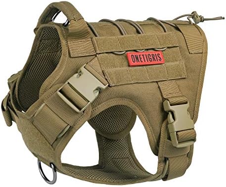 OneTigris Tactical Dog Harness No-Pull Service Vest