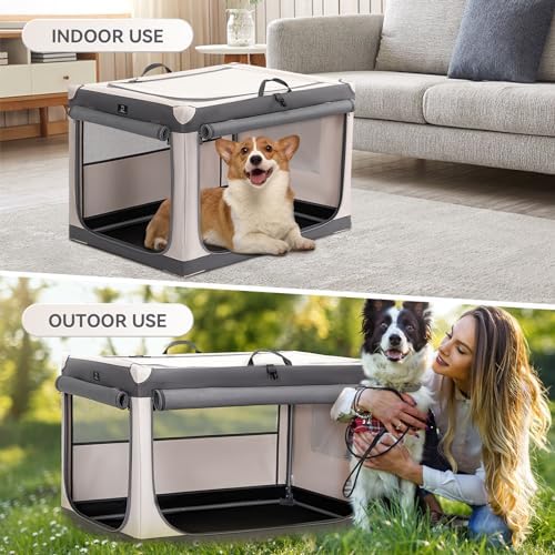 A 4 Pet 40-in XL Foldable Soft-Sided Dog Crate, Large Dogs