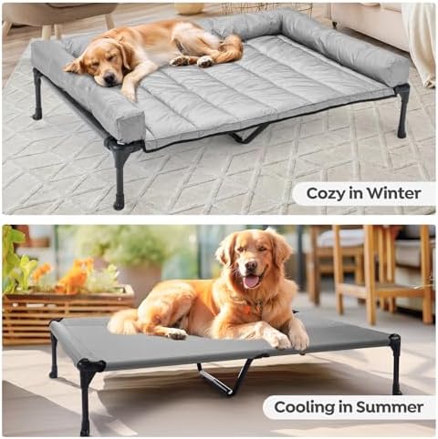 Veehoo Outdoor Elevated Dog Bed