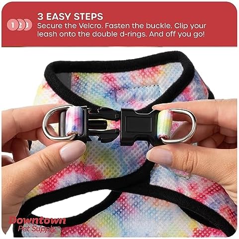 Downtown Pet Supply Step-in Dog Harness – No Pull, Adjustable Padded Mesh