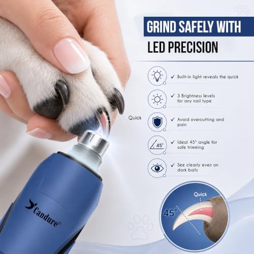 Candure Whisper Quiet Dog Nail Grinder