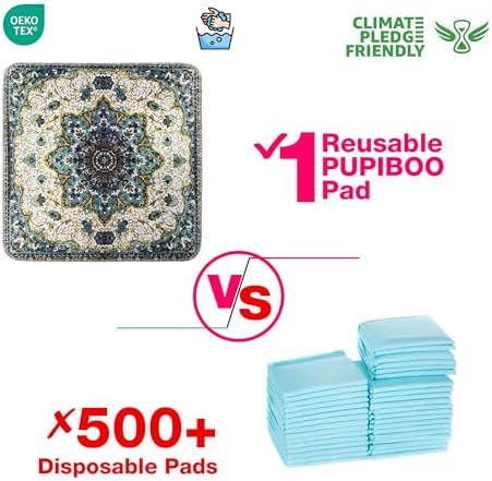 PUPIBOO Washable Pee Pads for Dogs and Cats