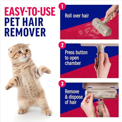 ChomChom Roller Pet Hair Remover – Original Size Reusable Lint Roller