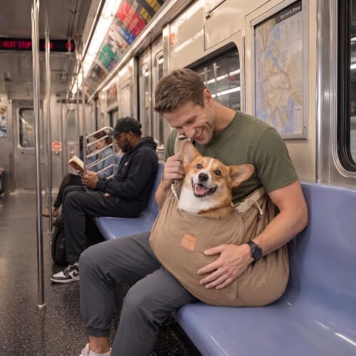 Large Dog Sling Carrier for Pets up to 40Lbs