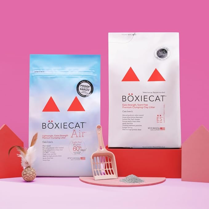 Boxie® Extra Strength Cat Litter, Lightweight 35-Day Odor Control, Clumping, 16.5lb