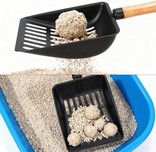 Cat Litter Scoop, Metal Litter Scoop, Short