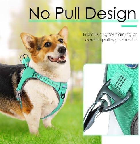 ThinkPet No-Pull Harness, Escape Proof Step-in Reflective Dog Vest Adjustable