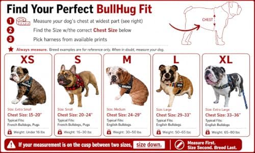 BULLHUG Adjustable Dog Harness– No Pull, No Choke –