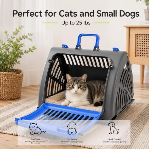 Foldable Portable Pet Carrier, Cat Carrier