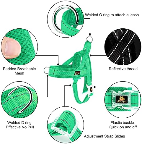 Plutus Pet No Pull Dog Harness for Large Dogs, Breathable Mesh Padded