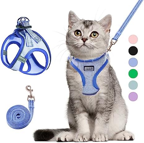 Cat Harness and Leash Set, Soft and Breathable Vest
