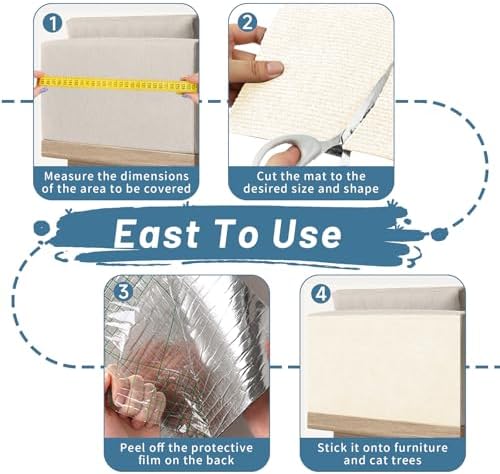 Cat Scratch Protector – Self-Adhesive & Trimmable Couch Guard