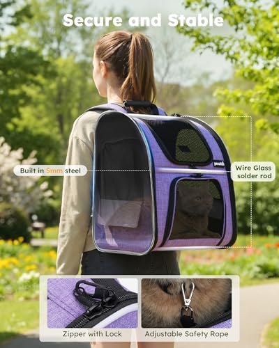 pecute Cat Backpack Expandable, Cat Carrier