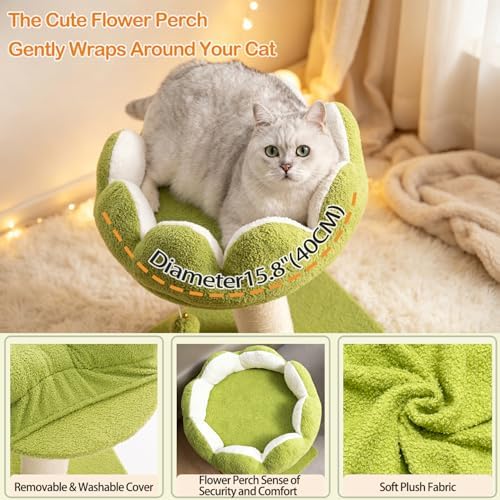 Flower Cat Scratching Post for Indoor Cats Scratcher